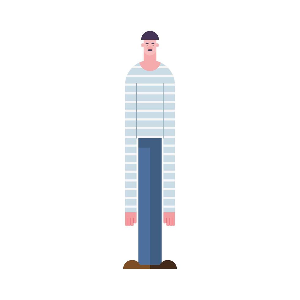 tall man character vector