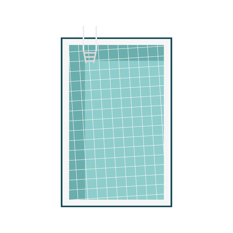 icono de agua de piscina vector