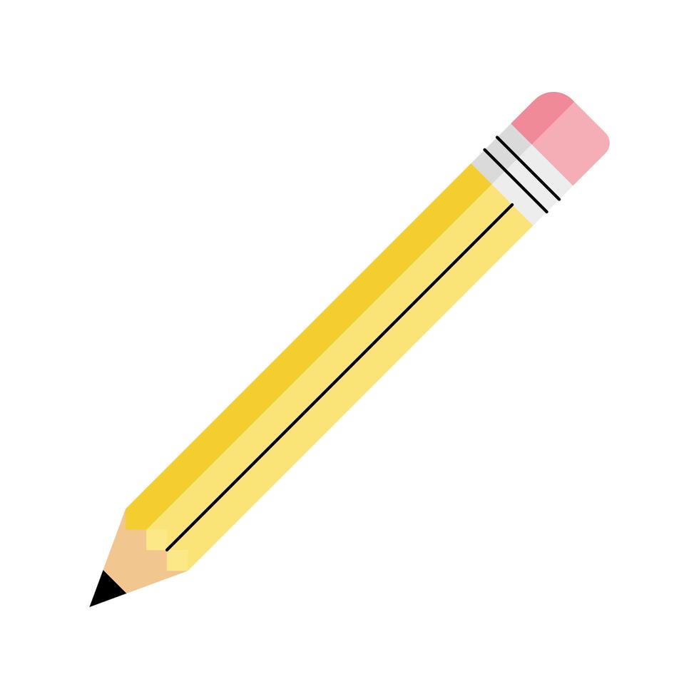 pencil school supply vector