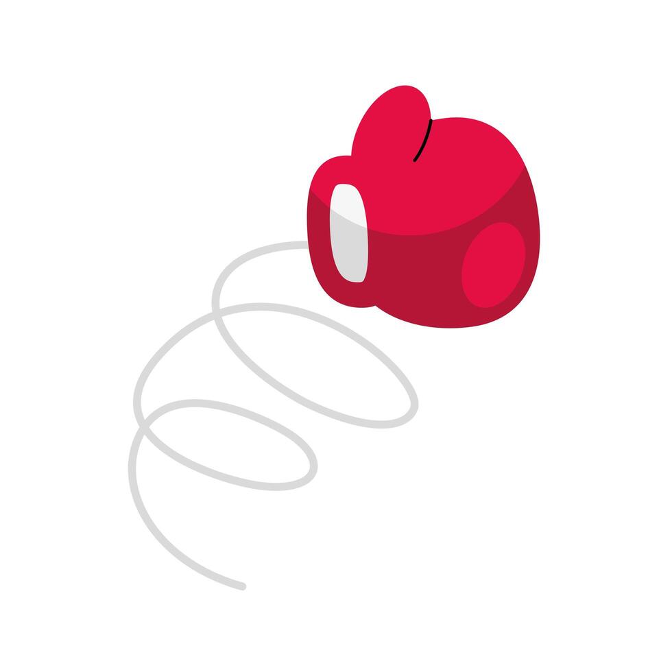 punch boxing glove vector