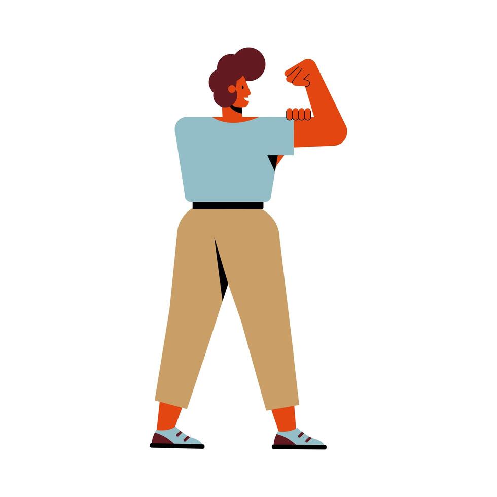 man strong back vector