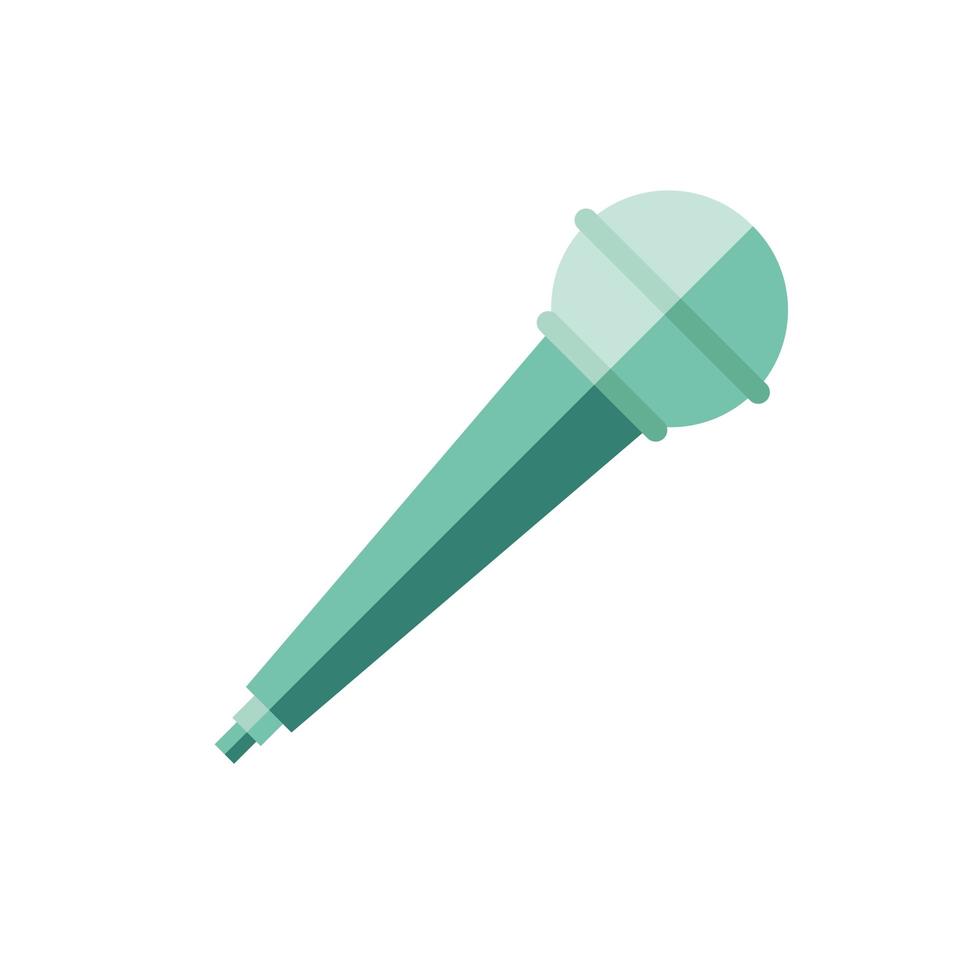 microphone instrument icon vector design