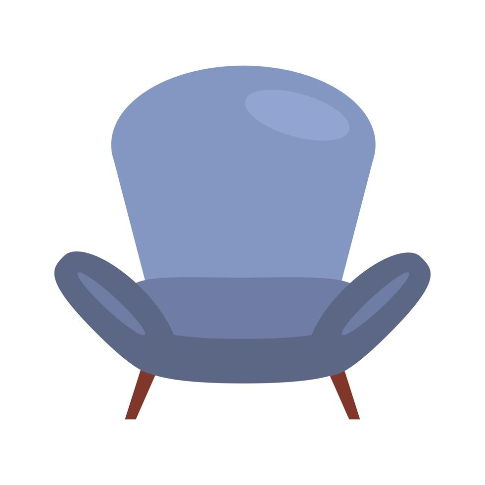 sofa couch livingroom forniture icon vector