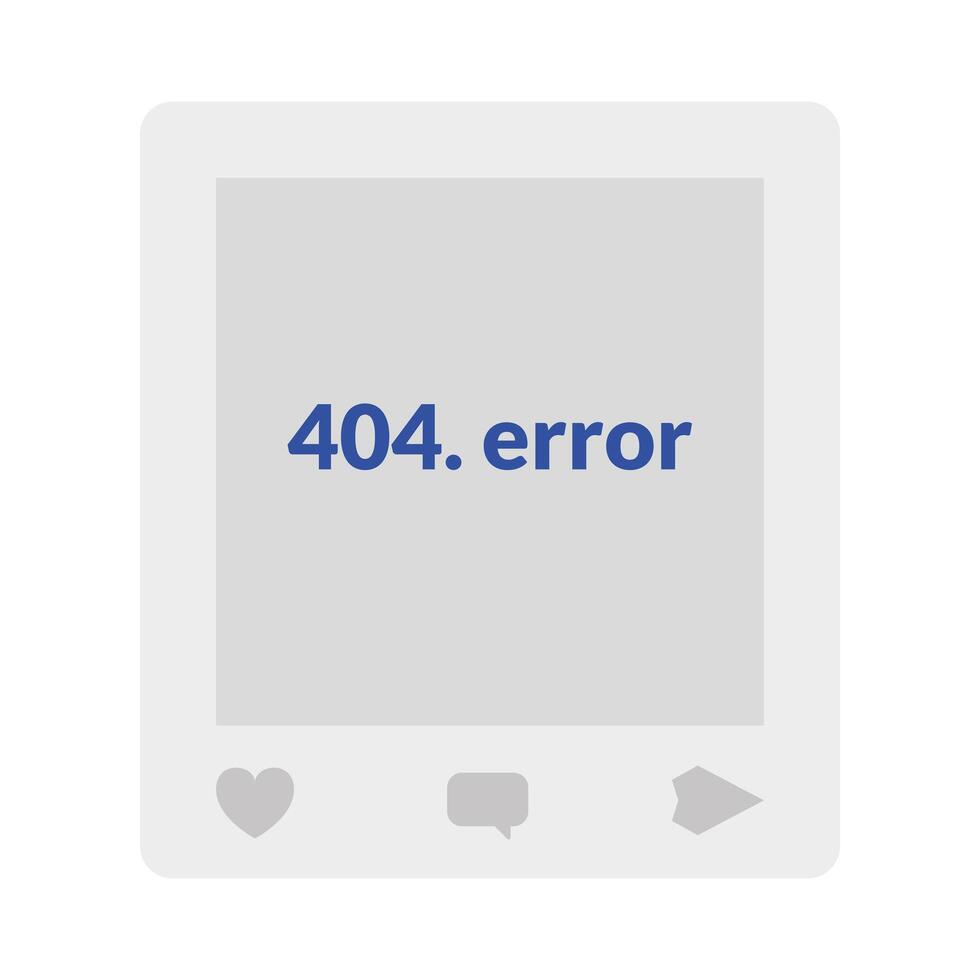 error of web design vector illustration