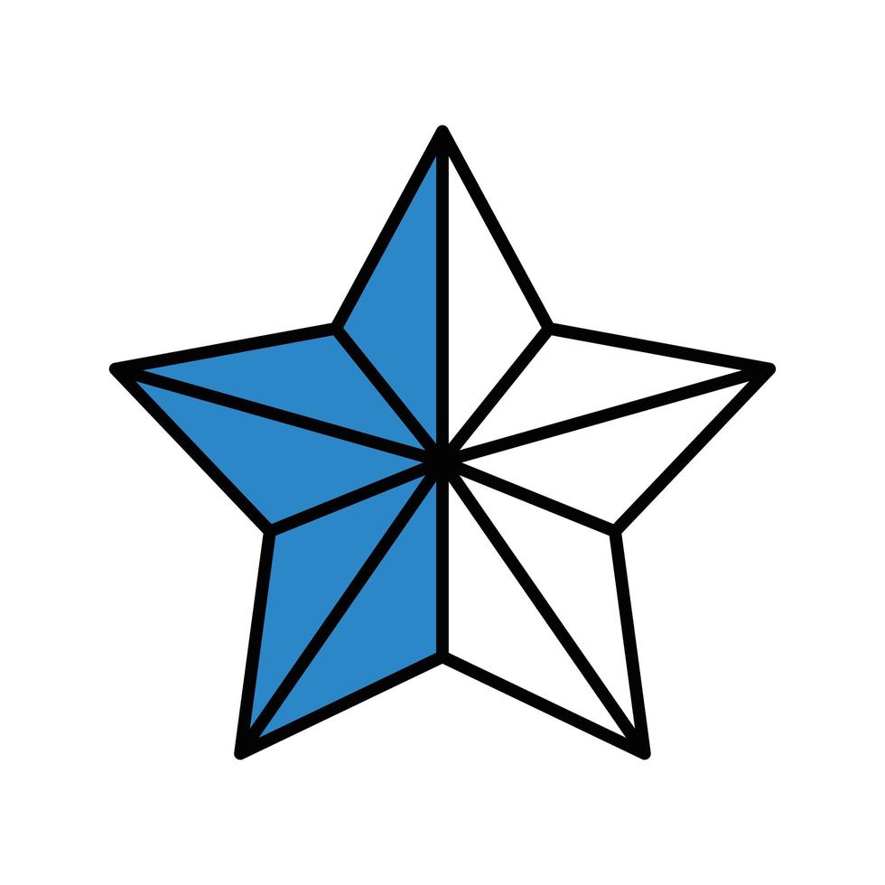 winter star icon vector design