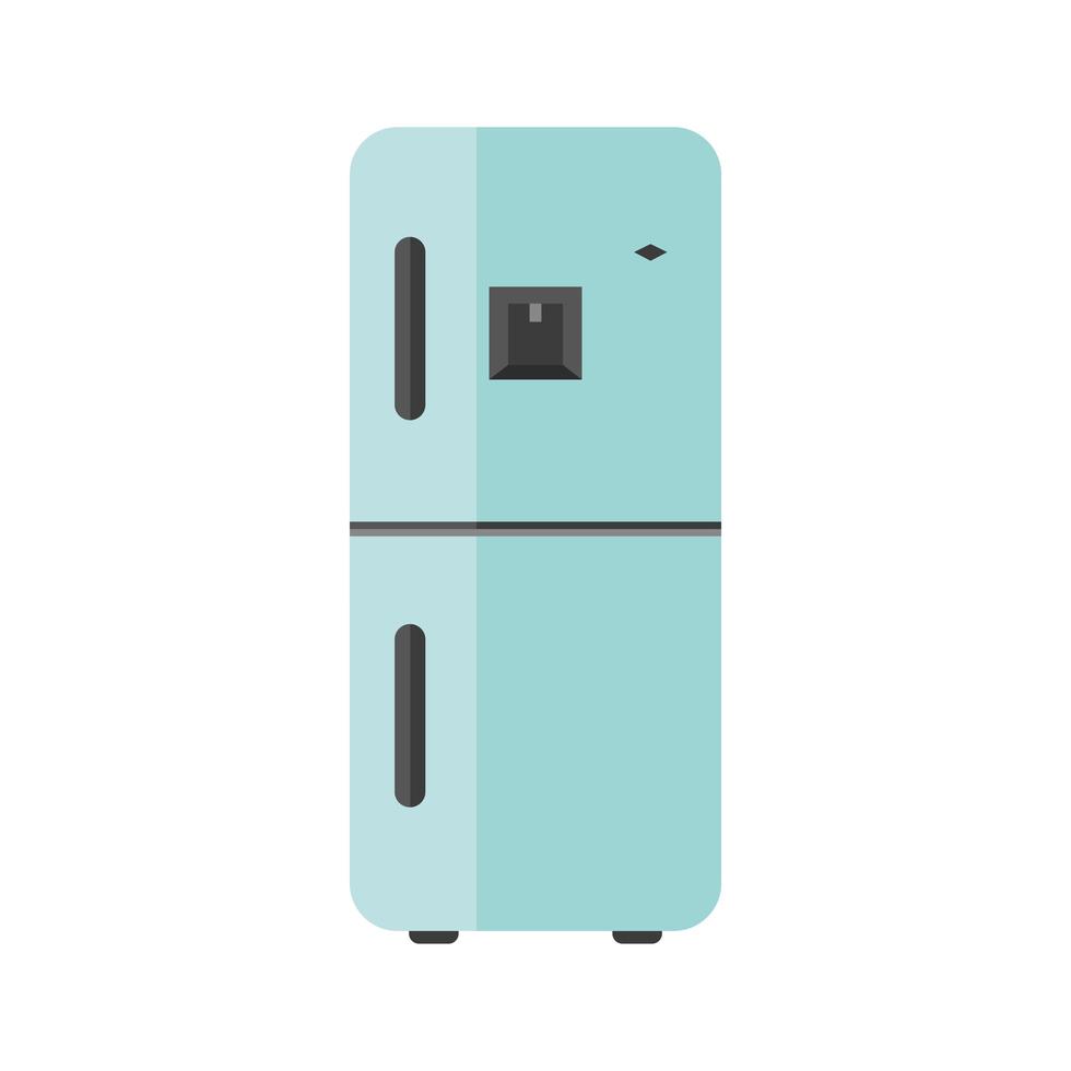 fridge house appliance isolated icon vector