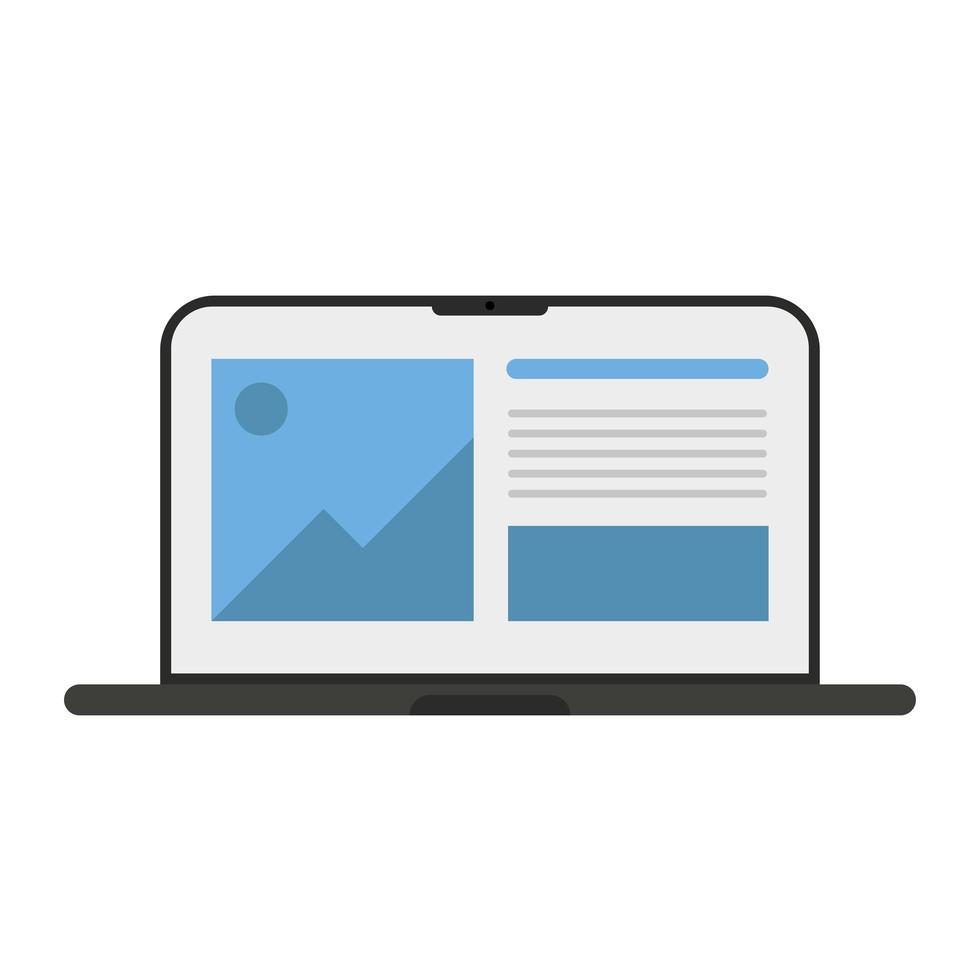 digital laptop icon vector design