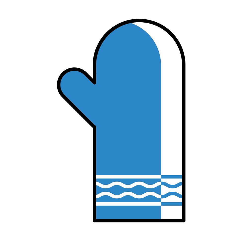 winter glove icon vector design