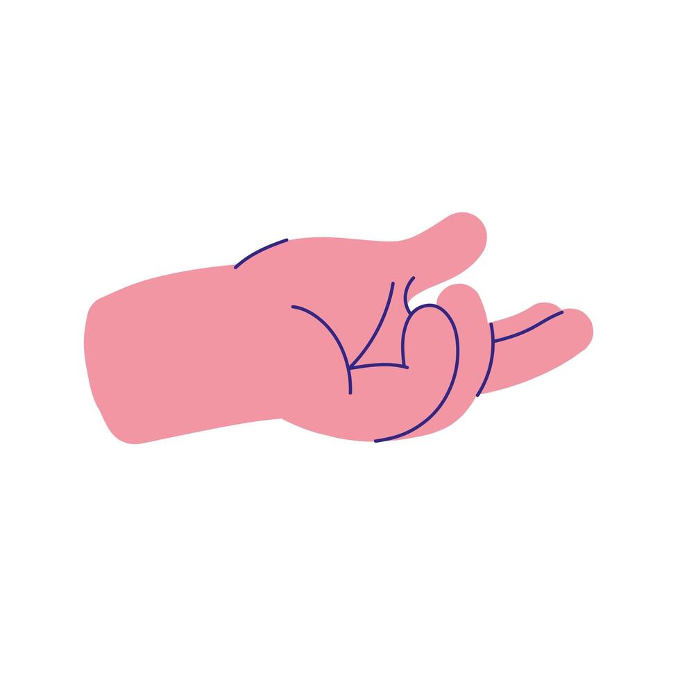 hand charity gestures vector