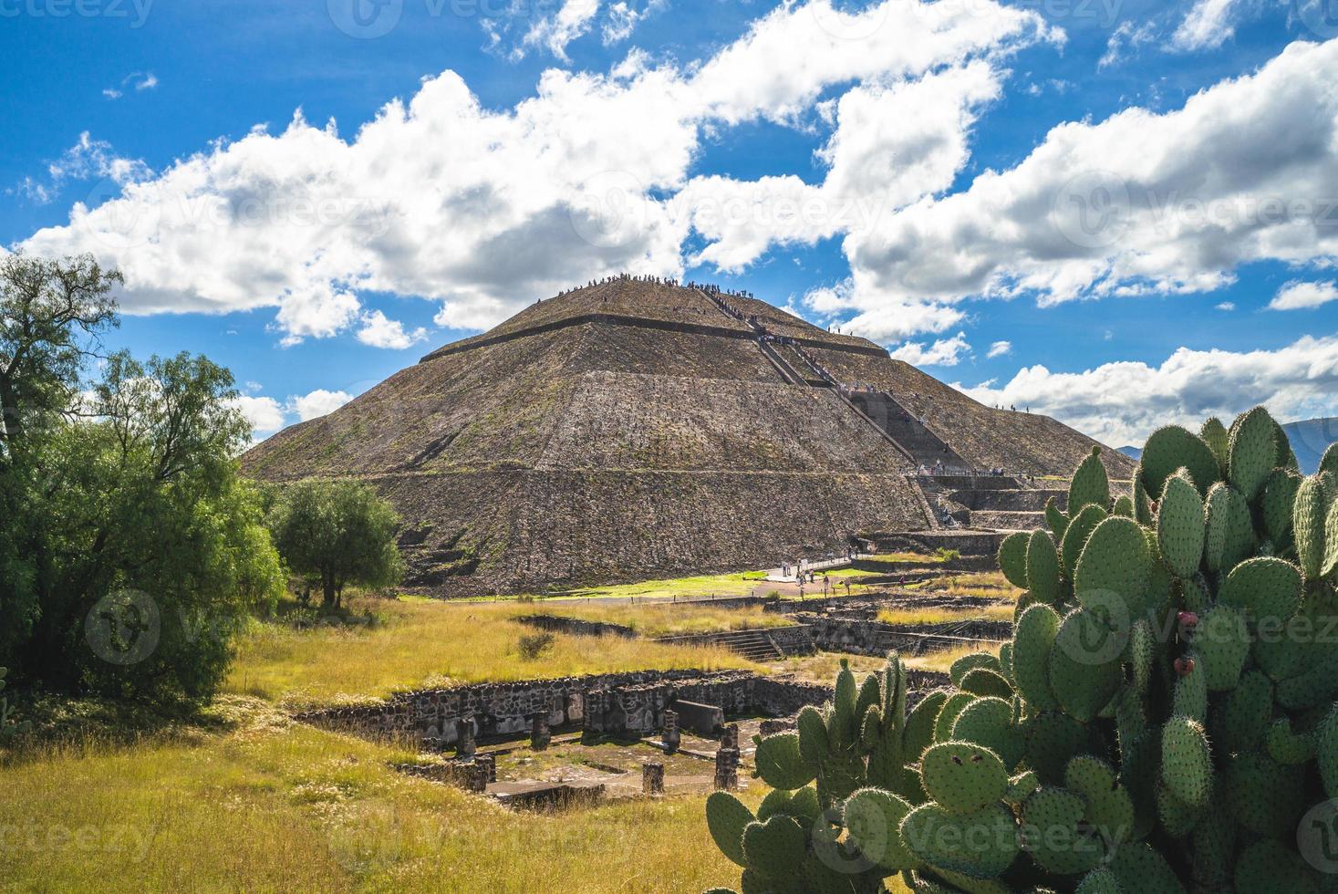 Pyramid of Sun at Teotihuacan in Mexico photo