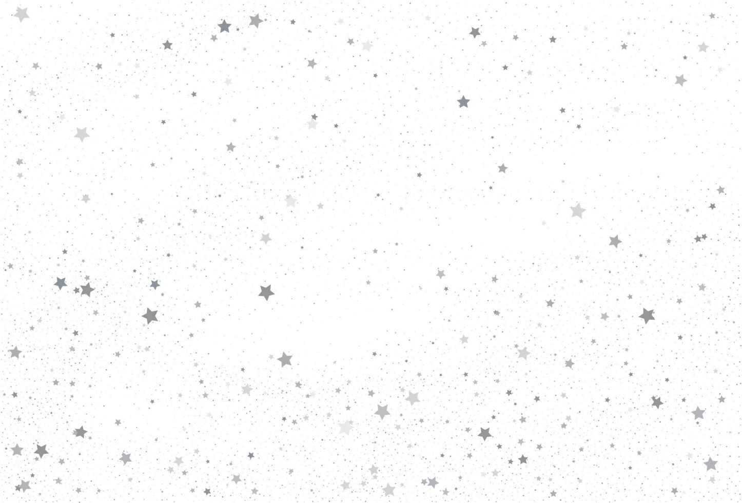 Light silver glitter confetti background vector