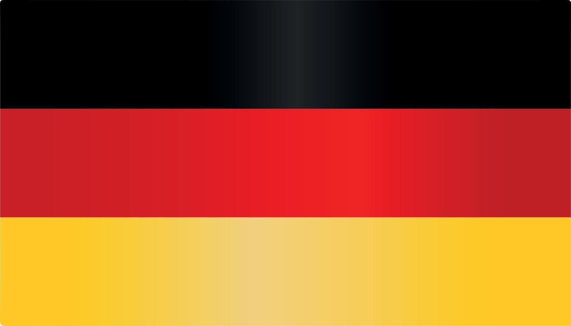 germany flag symbol flat vector with gradient color 2735164 Vector Art