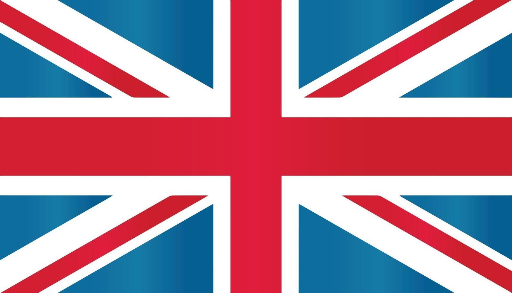 europe english british great britain flag symbol flat vector with gradient color