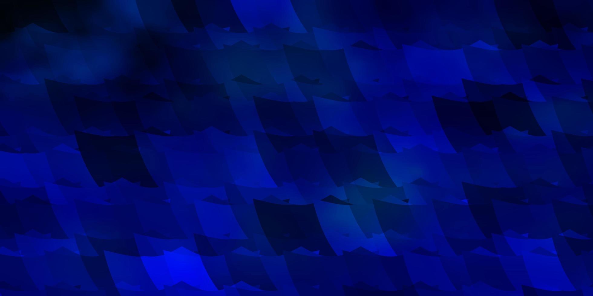 Dark BLUE vector template in hexagonal style.
