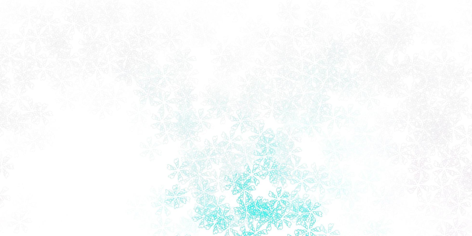 Light pink, blue vector abstract layout with leaves.