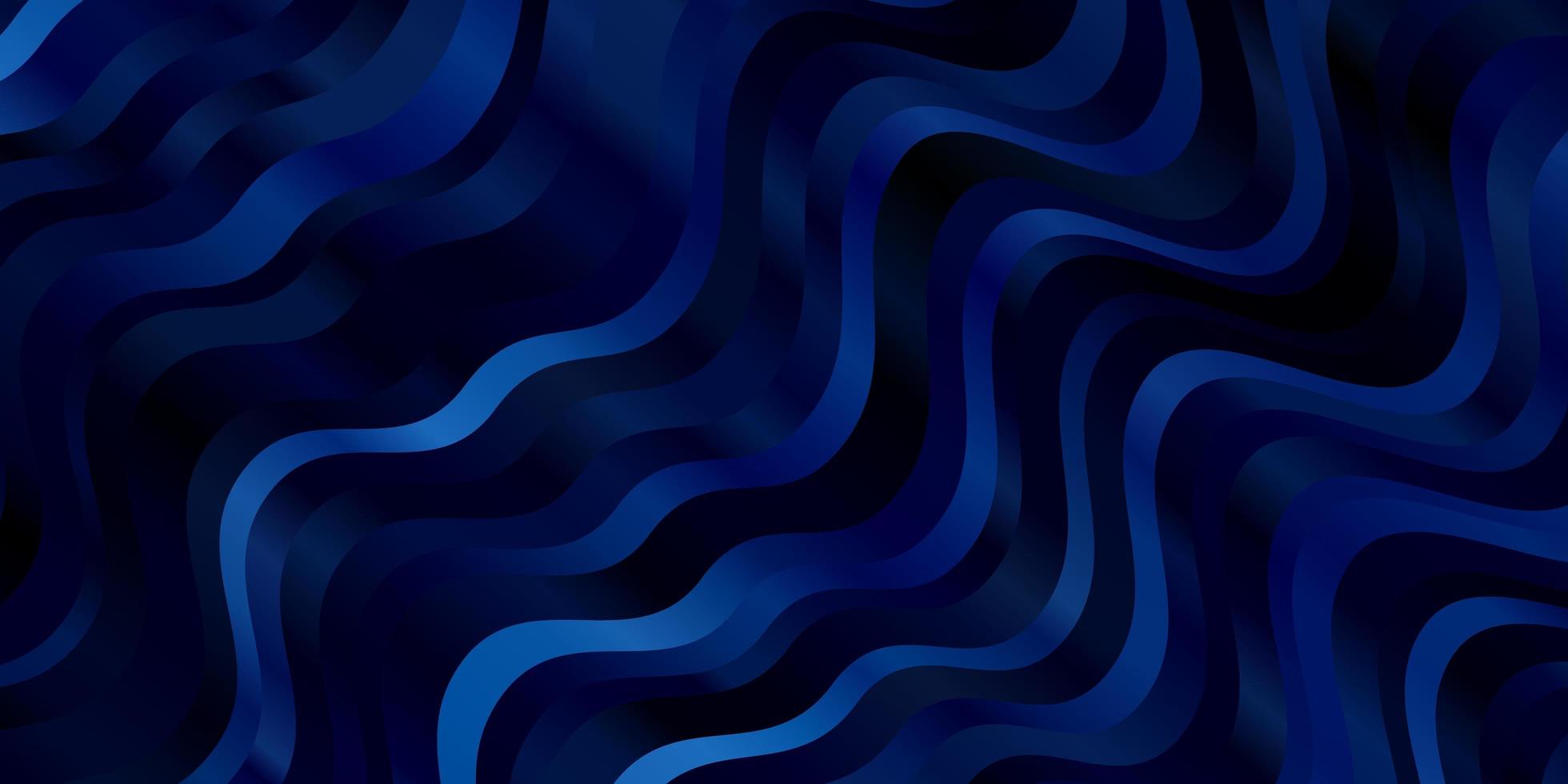 textura de vector azul claro con arco circular. Ilustración abstracta con líneas de degradado bandy. patrón para anuncios, comerciales.