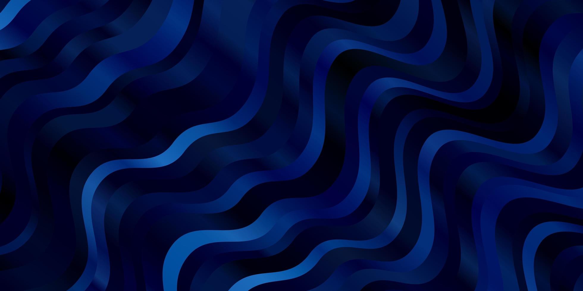 Light BLUE vector texture with circular arc. Abstract illustration with bandy gradient lines. Pattern for ads, commercials.