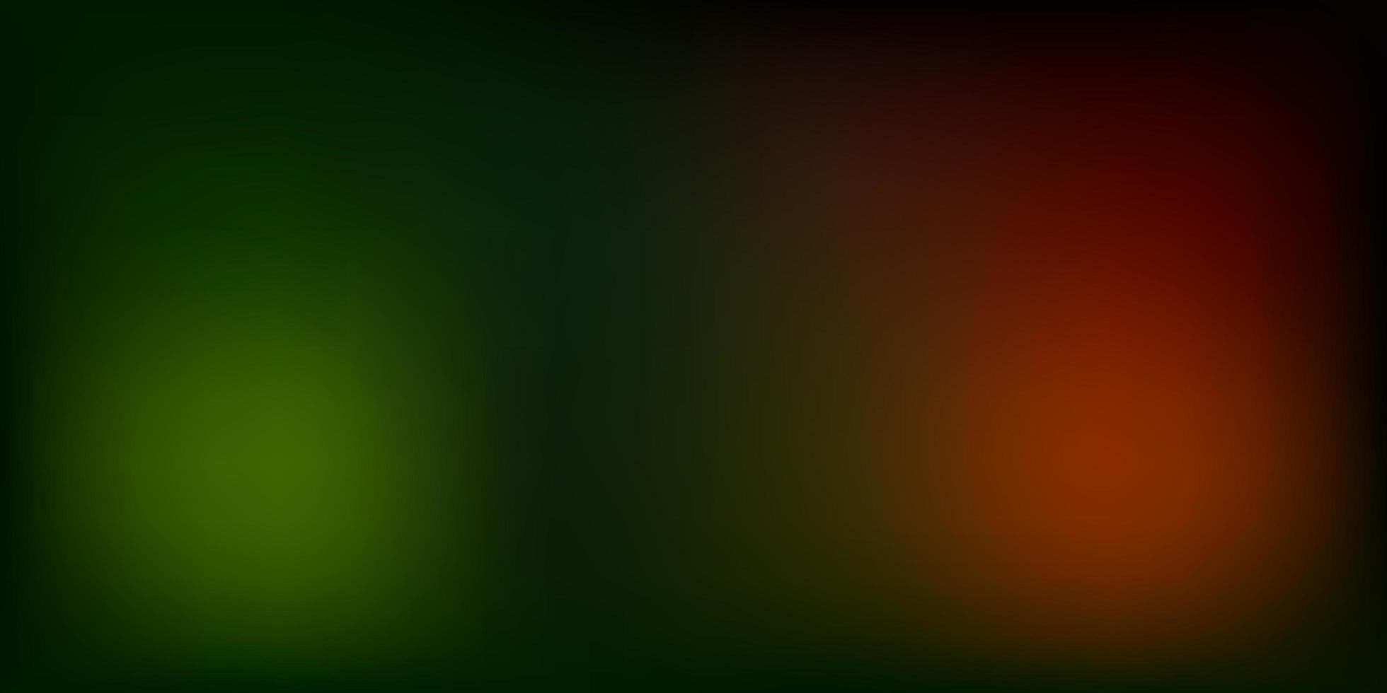 Dark Green, Red vector gradient blur background. 2735350 Vector Art at