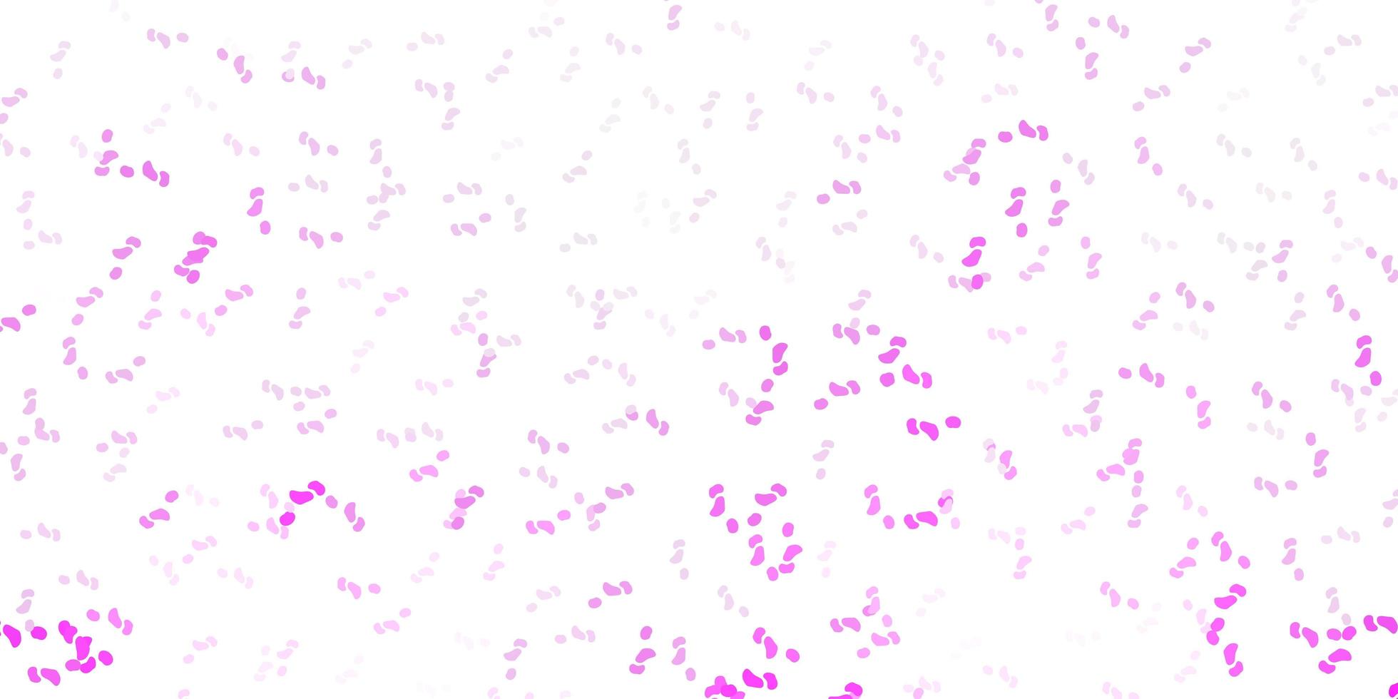 Light pink vector pattern with abstract shapes.