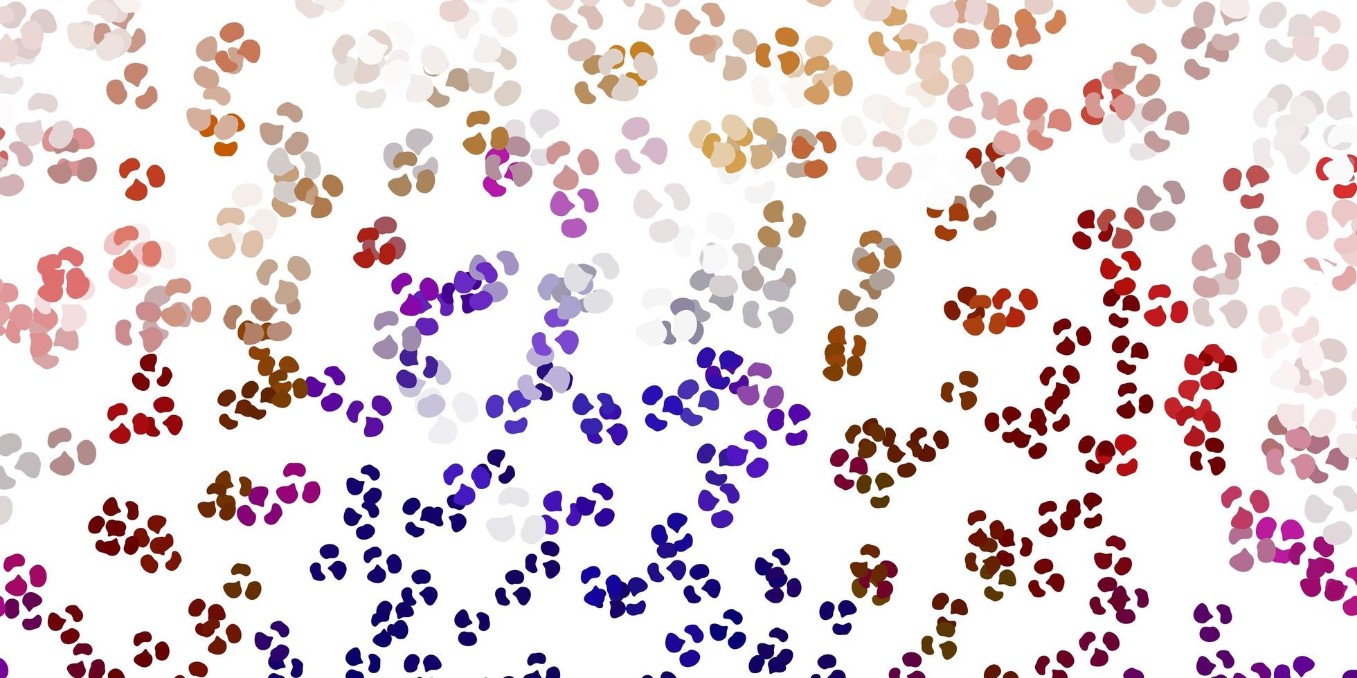 Light multicolor vector texture with memphis shapes.