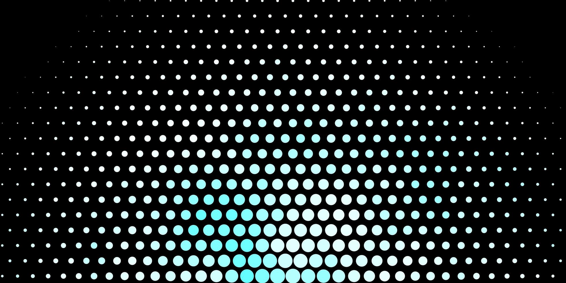 Fondo de vector azul oscuro con burbujas. Discos de colores abstractos sobre fondo degradado simple. diseño de carteles, pancartas.