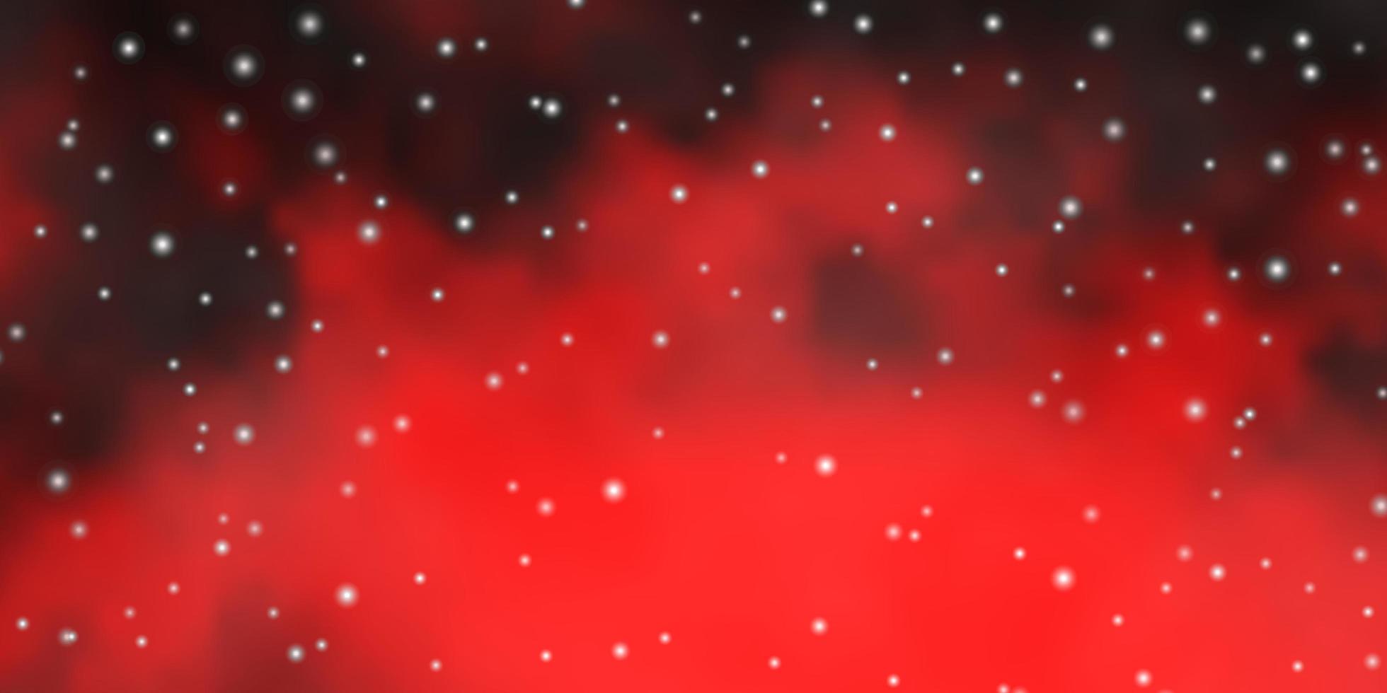 patrón de vector rojo oscuro con estrellas abstractas. colorida ilustración en estilo abstracto con estrellas de degradado. patrón para sitios web, páginas de destino.