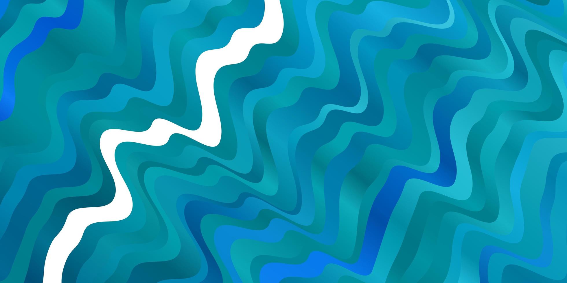 Light BLUE vector backdrop with curves. Colorful illustration in abstract style with bent lines. Template for cellphones.