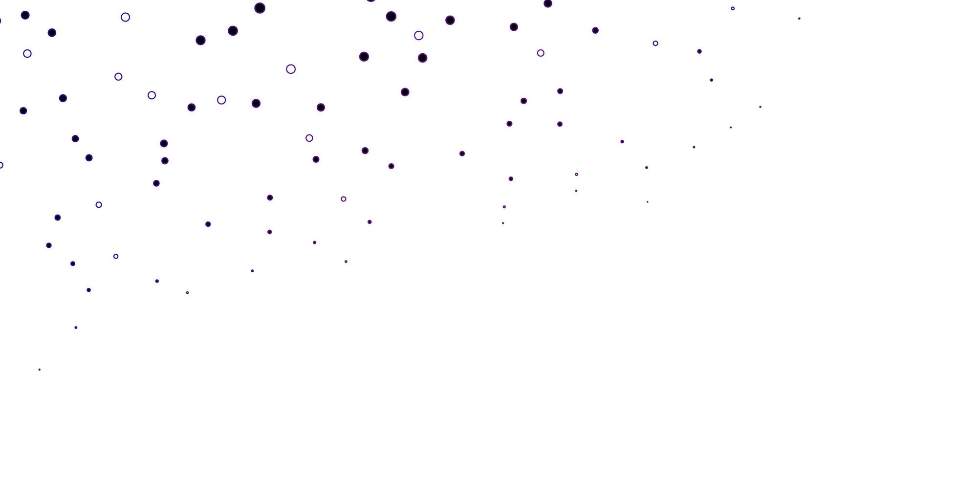 Dark Purple vector template with circles. Modern abstract illustration with colorful circle shapes. Design for your commercials.