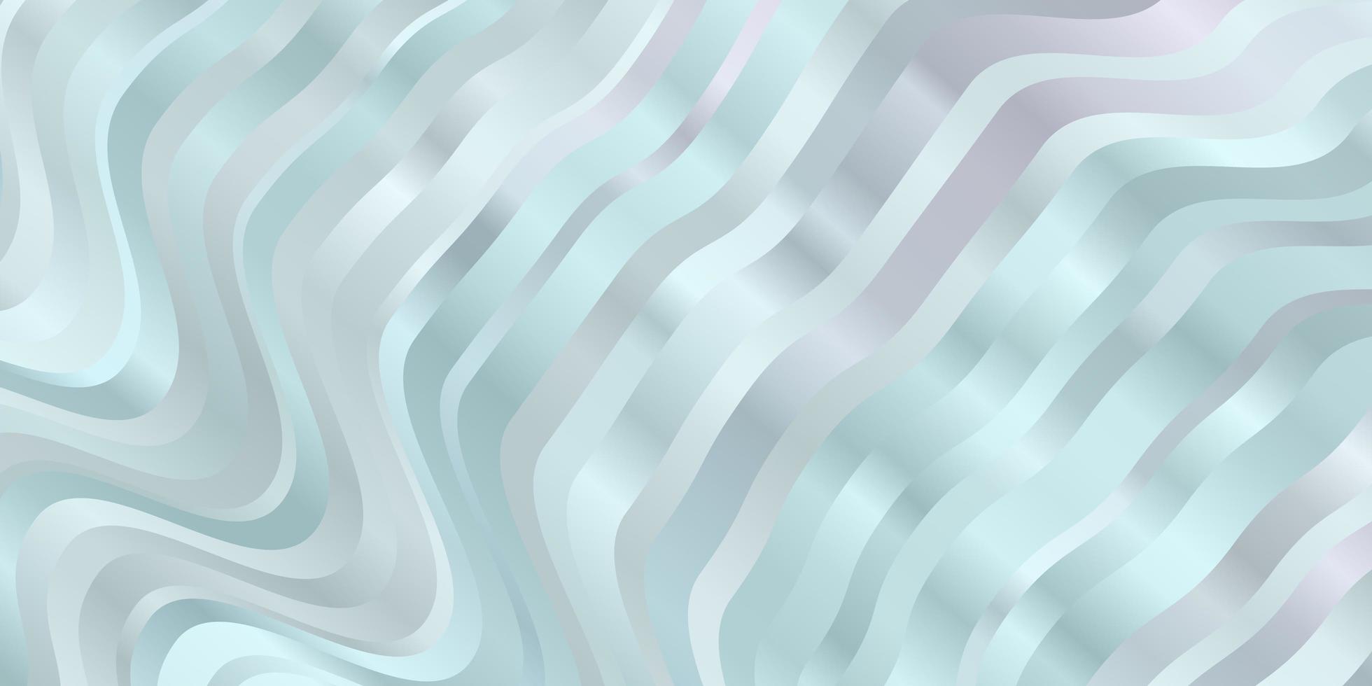Light BLUE vector template with lines. Colorful illustration in abstract style with bent lines. Pattern for websites, landing pages.
