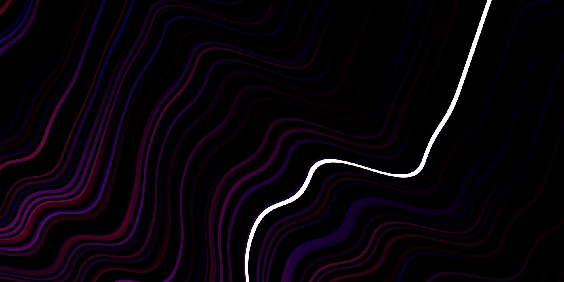 Dark Purple, Pink vector pattern with wry lines.