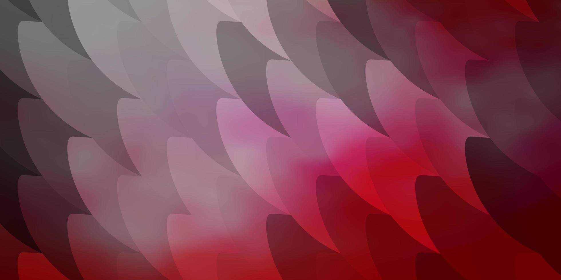 Light Red vector layout with lines. Colorful gradient illustration with abstract flat lines. Best design for your posters, banners.