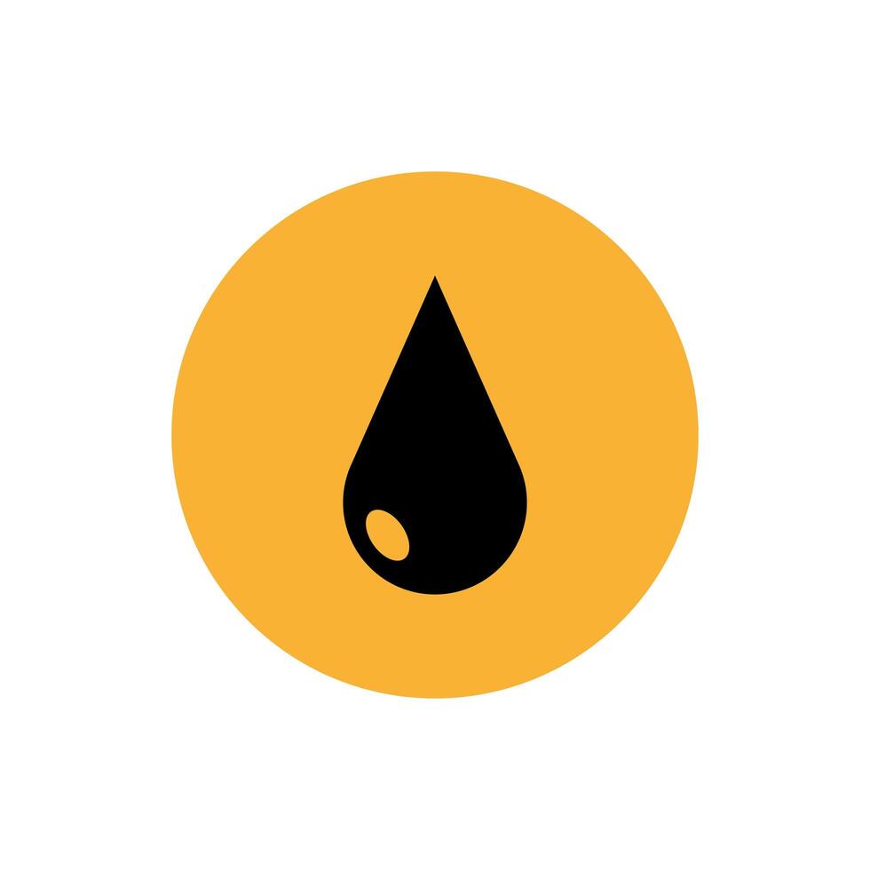 petroleum drop of oil price isolated icon vector