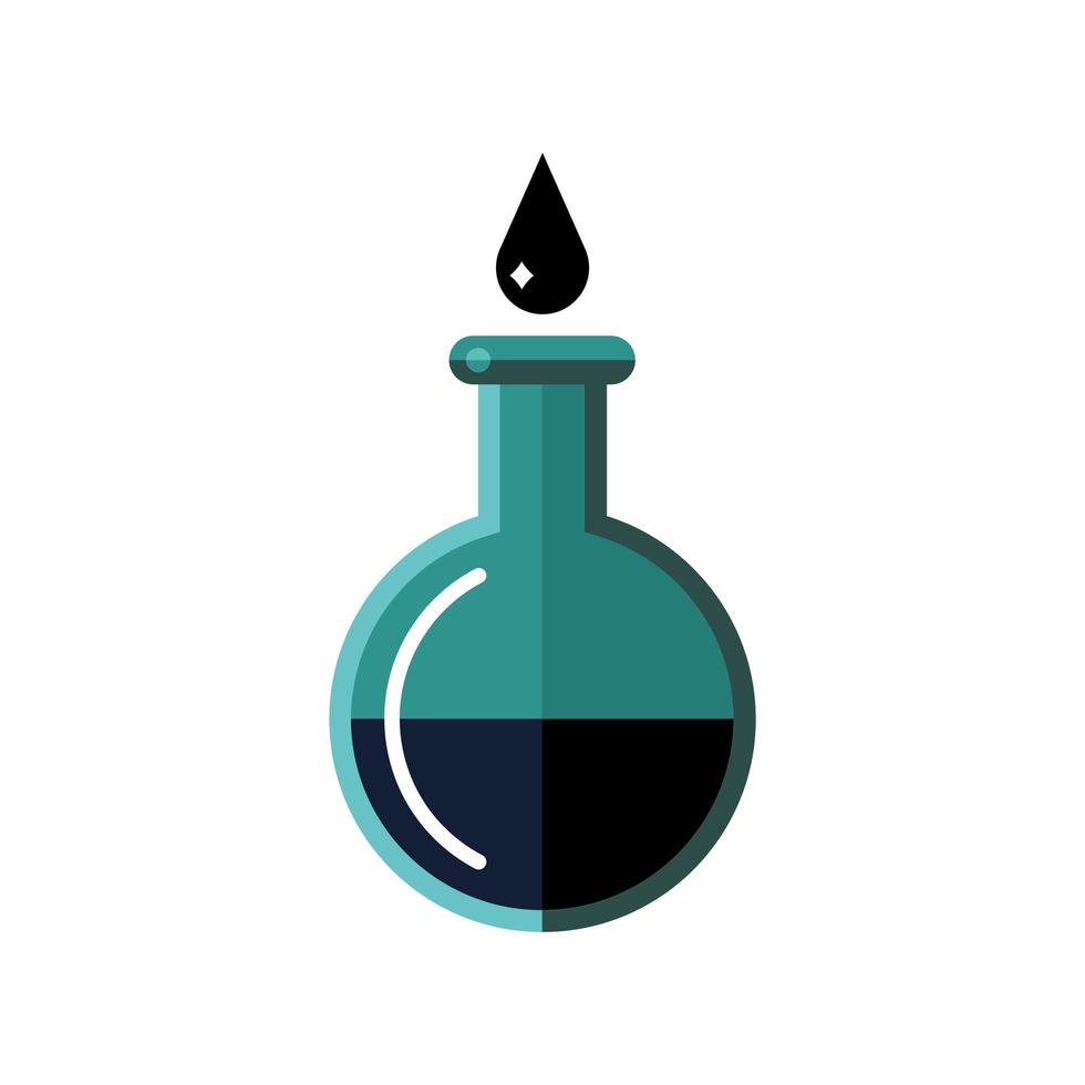 tube test with petroleum icon vector