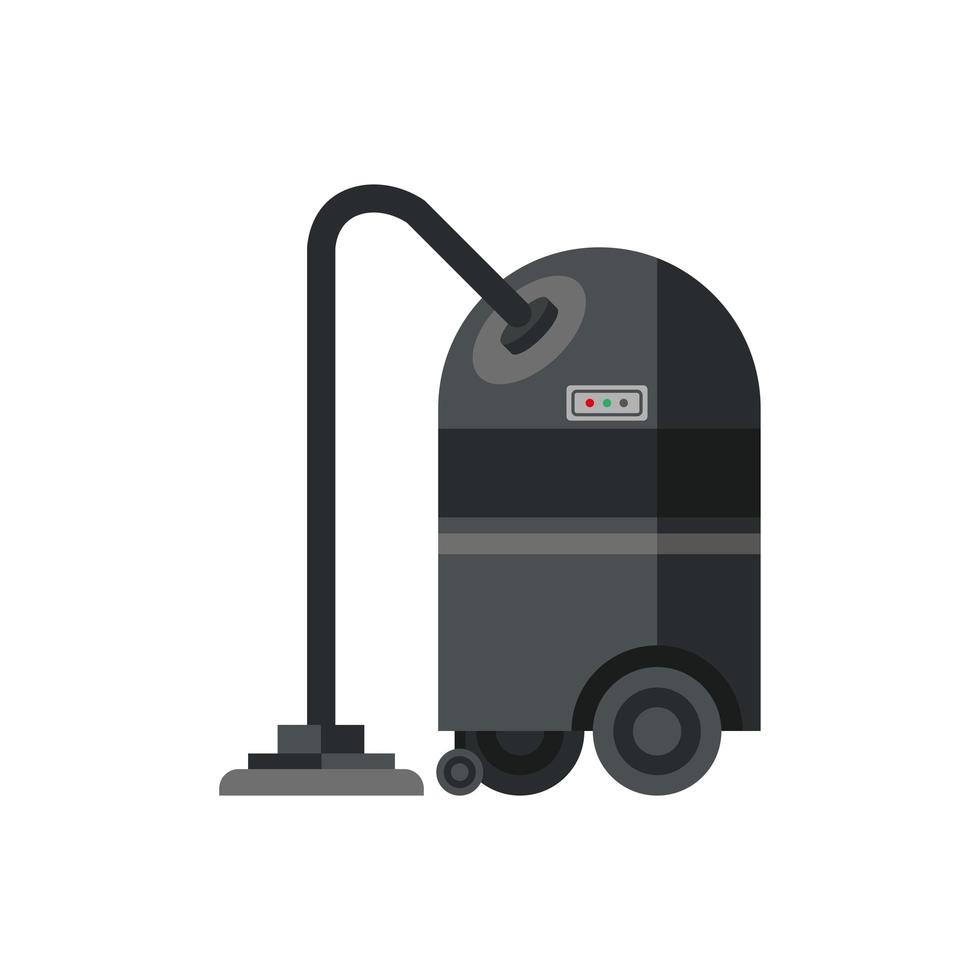 Limpiador vacío electrodoméstico icono aislado vector