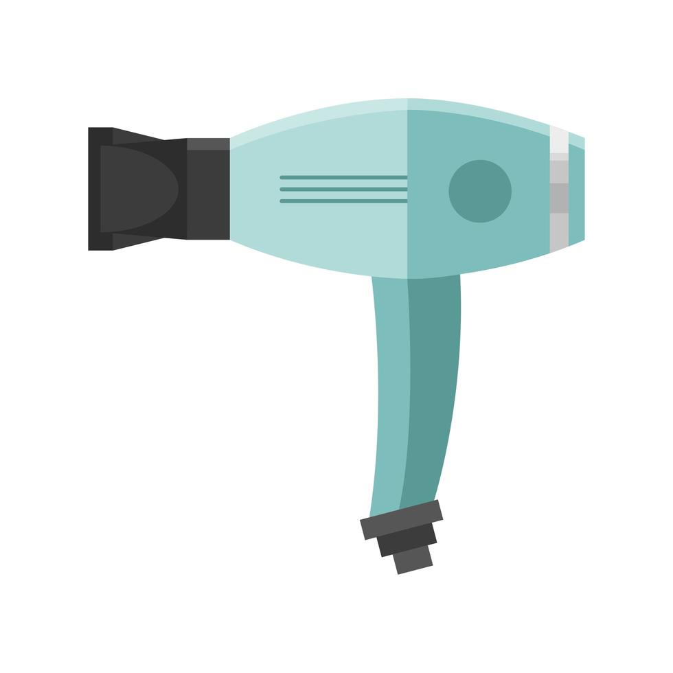 hair dryer house appliance isolated icon vector