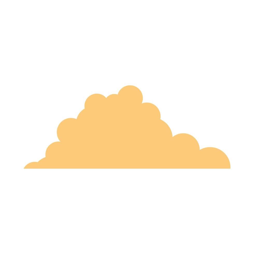 cloud sky floating isolated icon vector