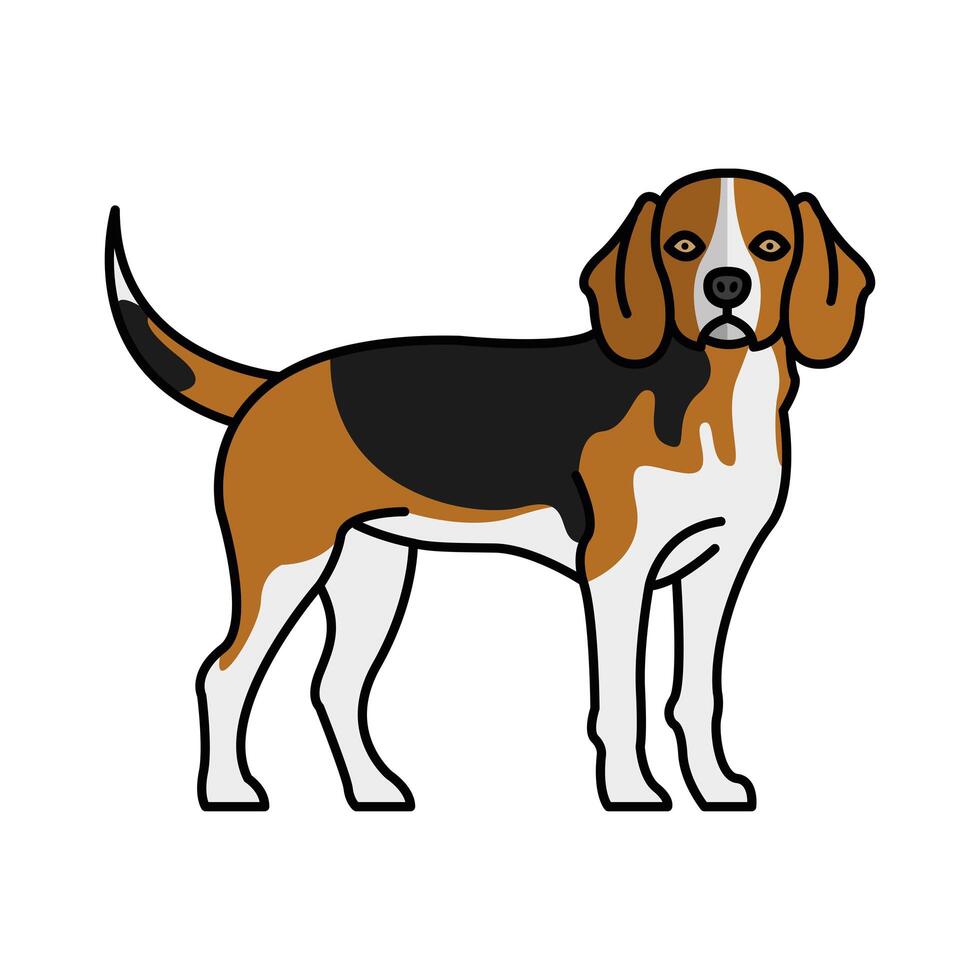 hamiltonstovare dog pet mascot breed character vector
