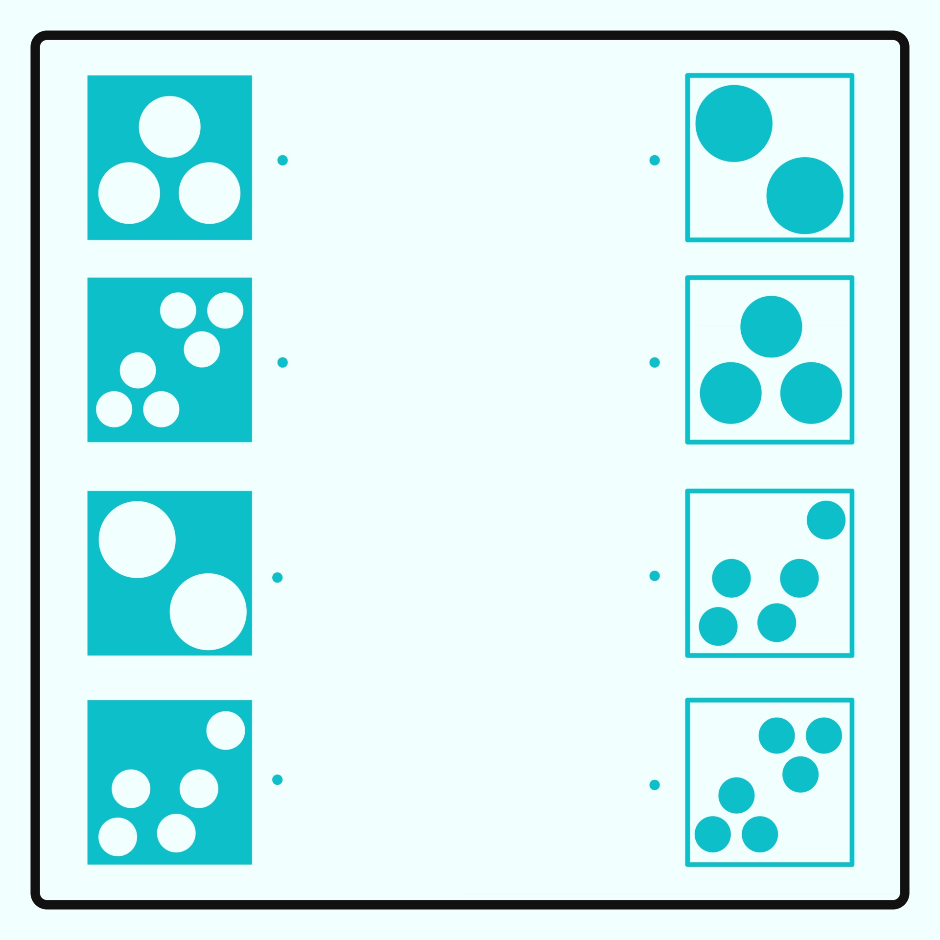 Educational puzzle game making connecting lines for finding the correct