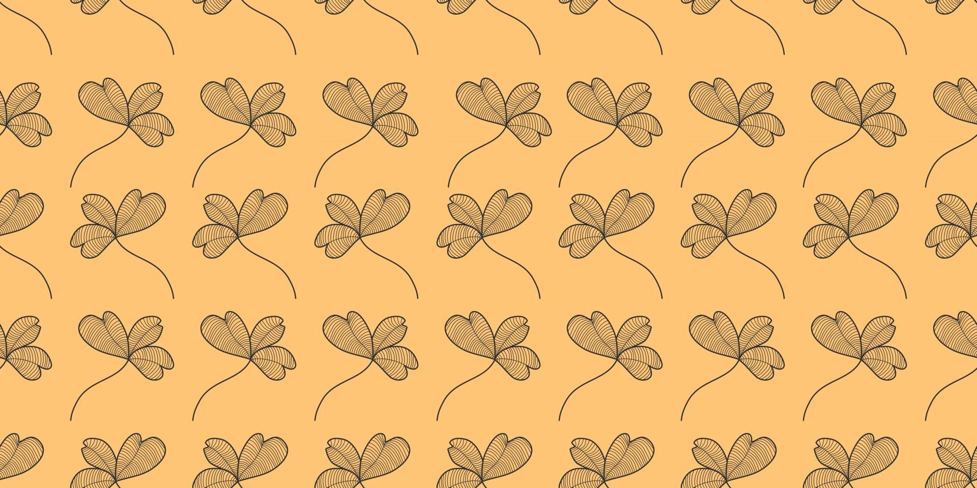 Cute floral, plant vector seamless pattern. Elegant template for fashion prints, fabric, textile, wallpaper, wall art, invitation, packaging. Ready to use