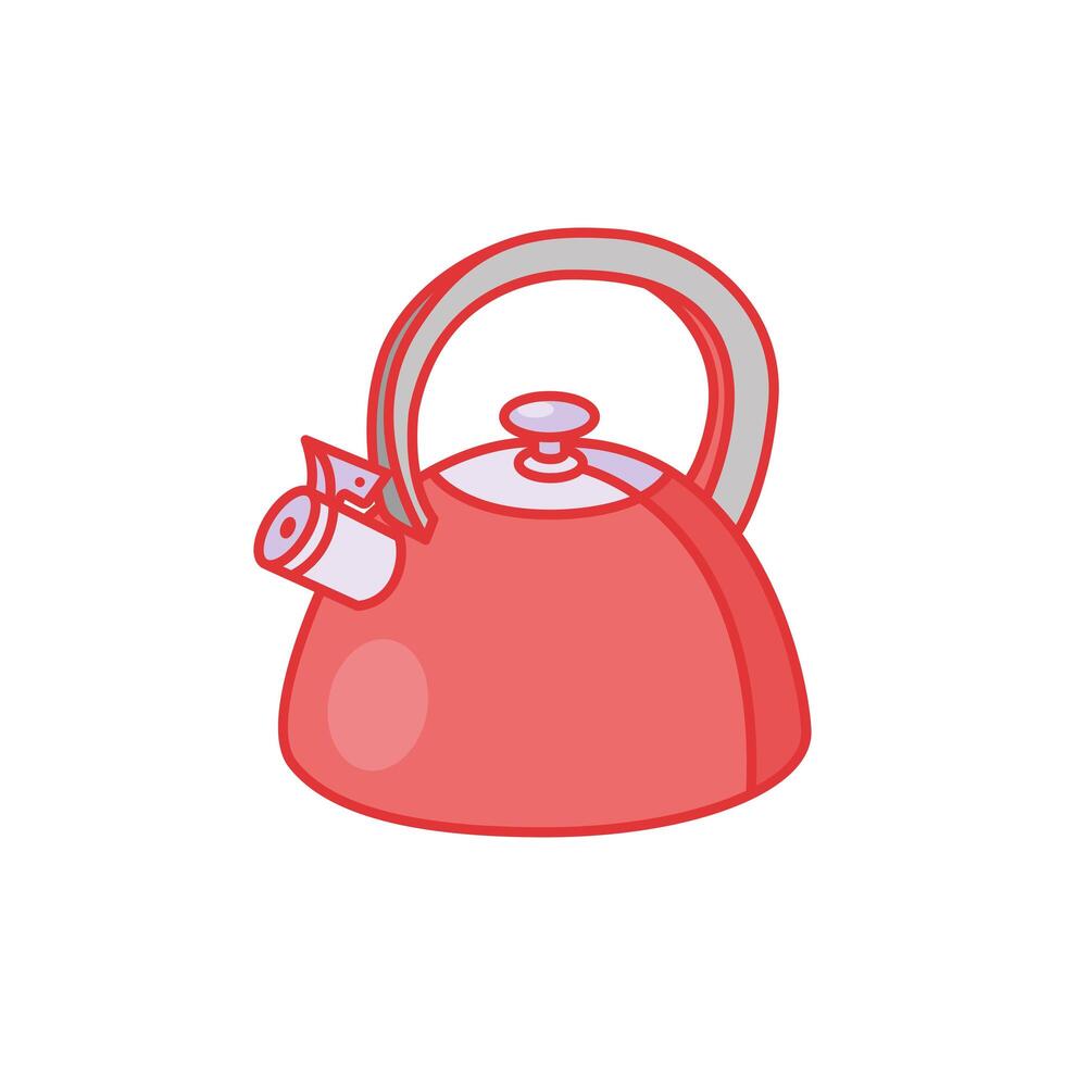 tea pot line and fill style icon vector design