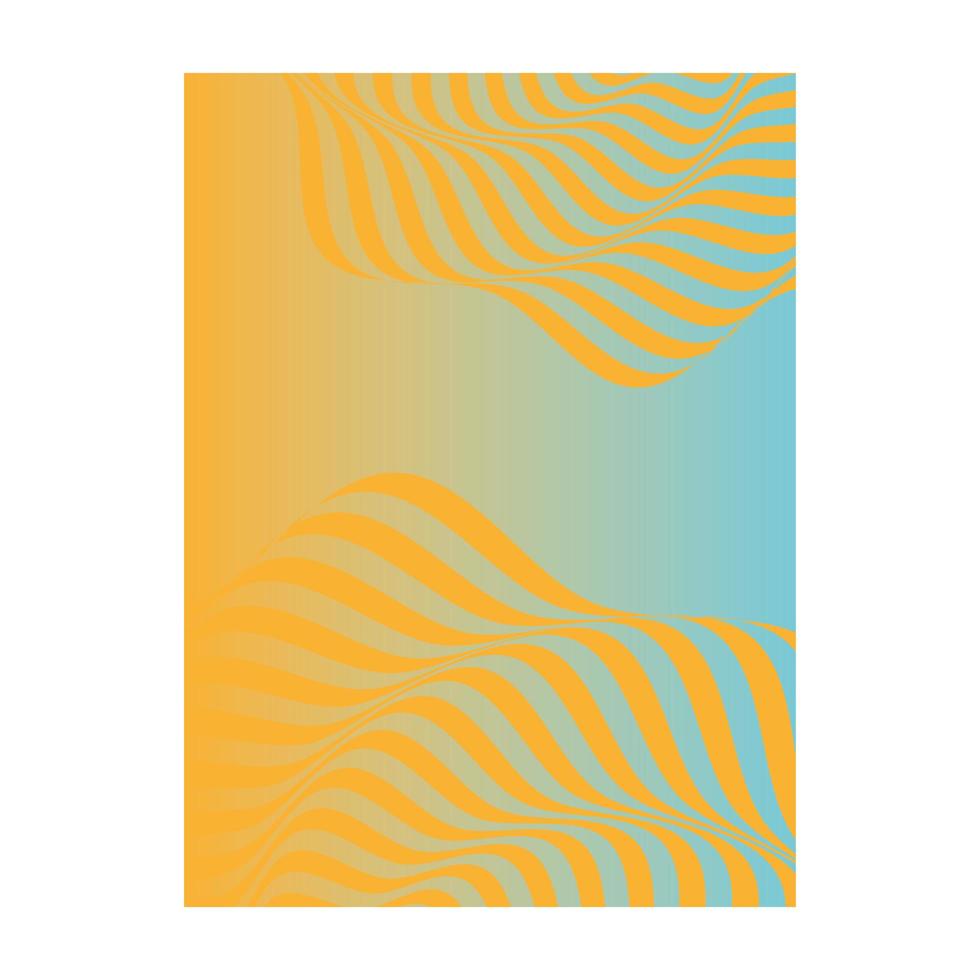 a4 poster mockup paper vector design