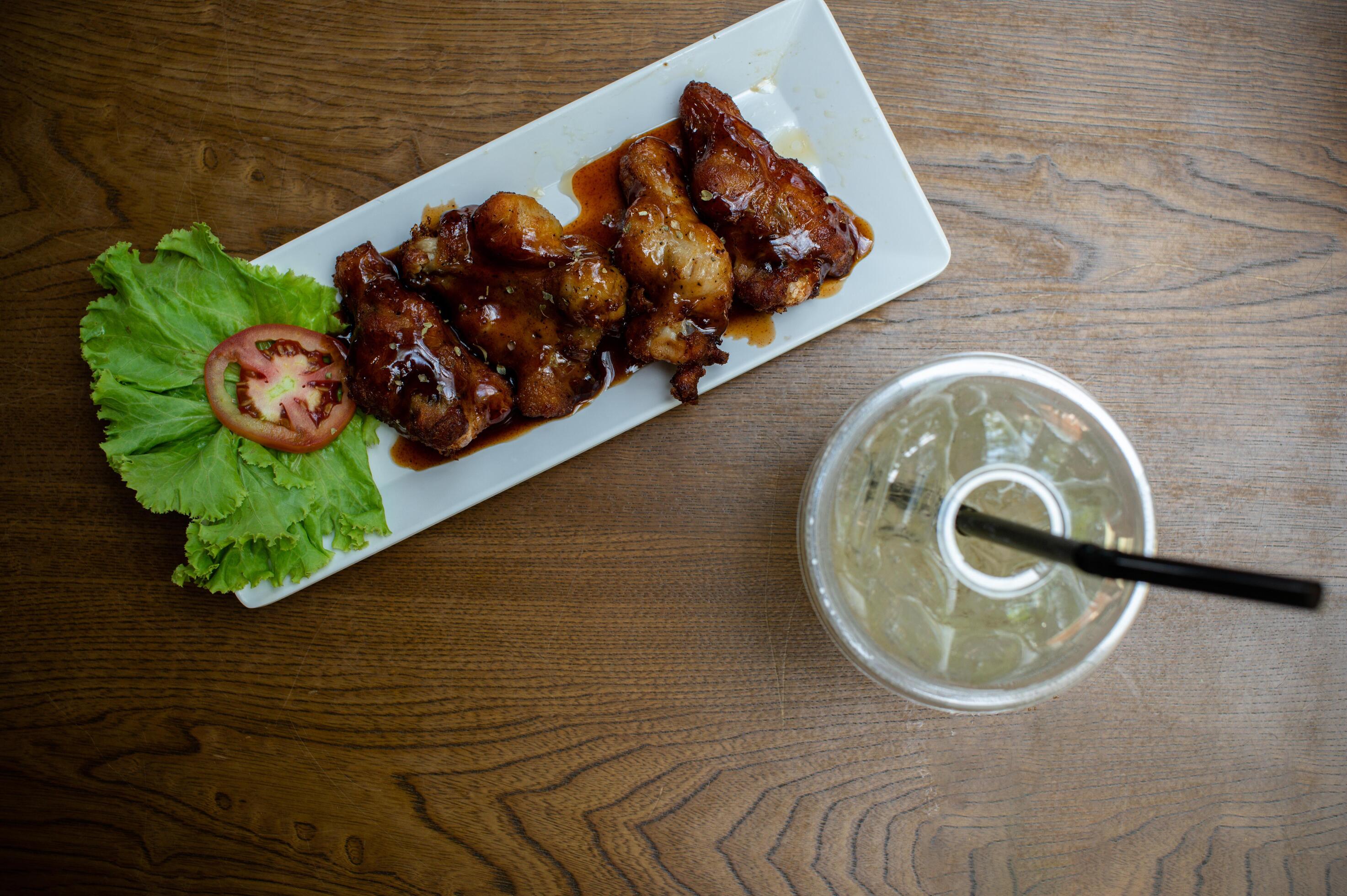 Fried Chicken with Korean Sauce 2737546 Stock Photo at Vecteezy