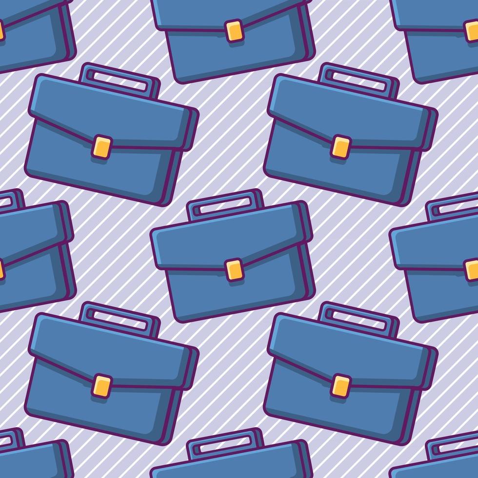 briefcase seamless pattern illustration vector