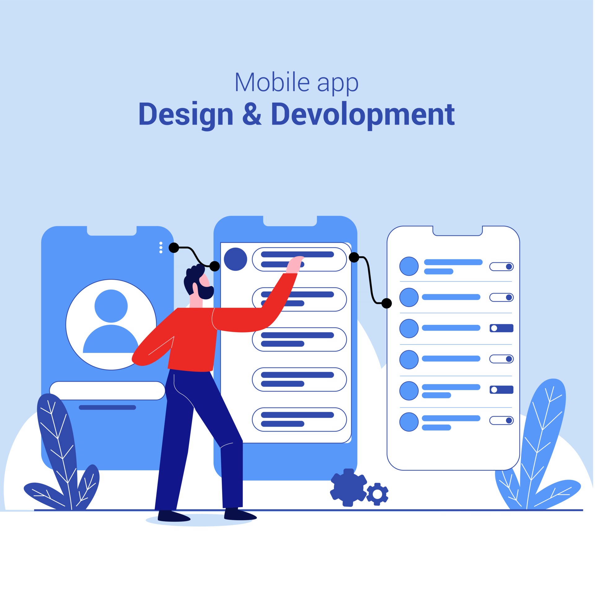Mobile App Development Illustration Concept Vector 2737796 Vector Art mobile-app-development-illustration-concept-vector-2737796-vector-art