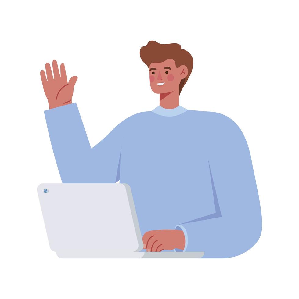 smiling adult representation vector