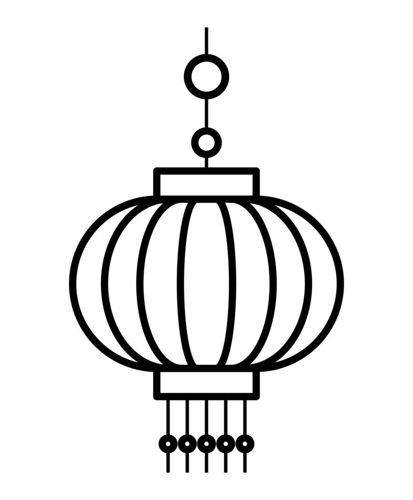chinese ornament icon vector