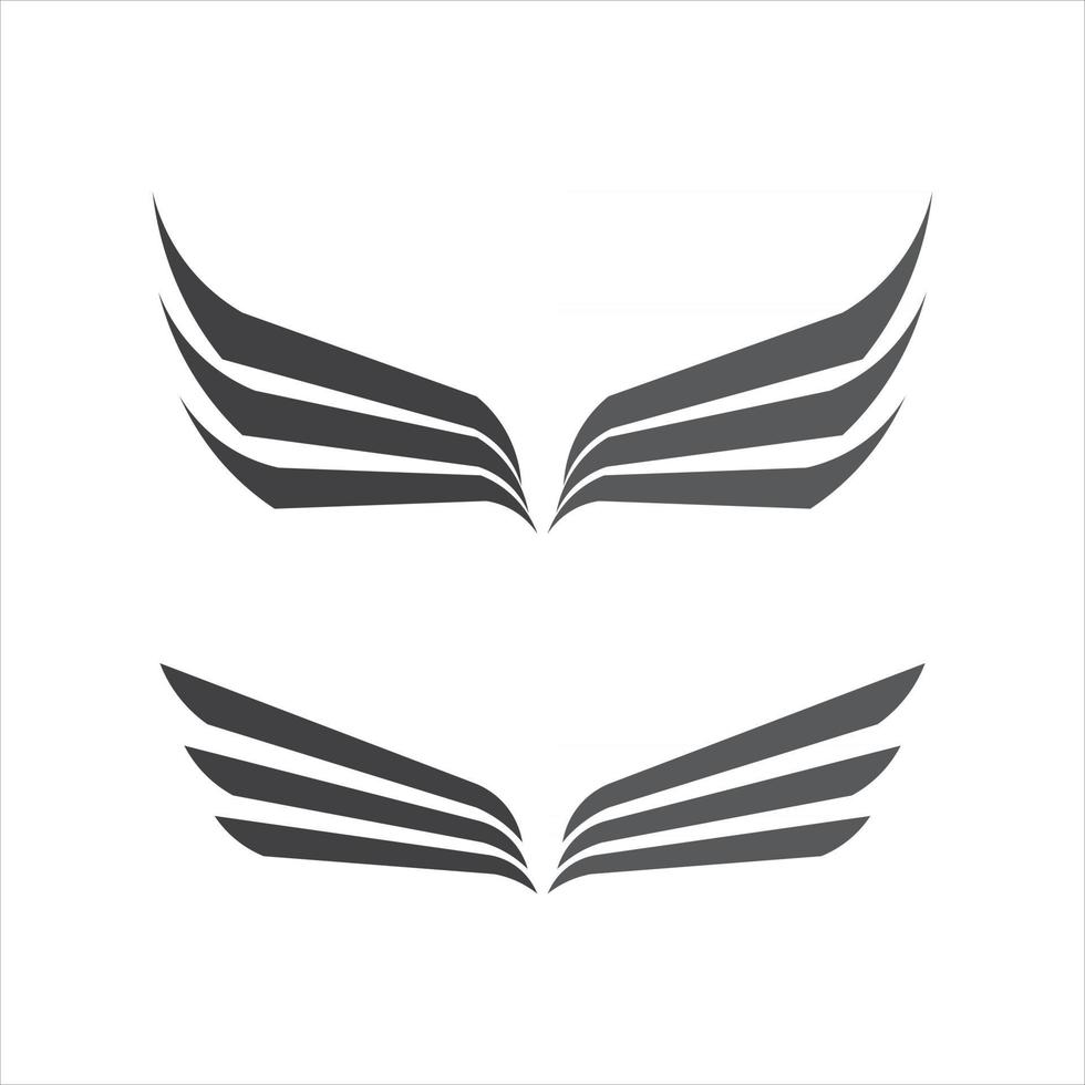 Falcon wings Logo Template vector