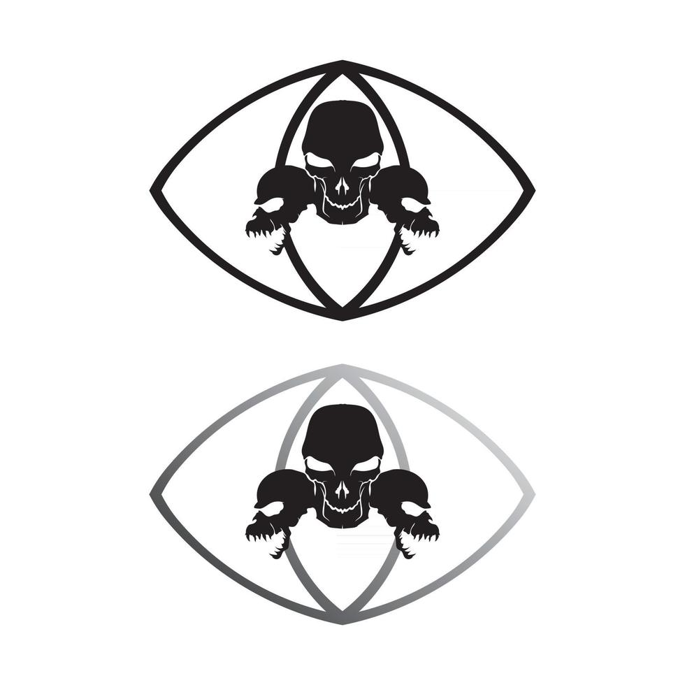 bone Crossbones death skull, danger or poison flat icon for apps and websites vector