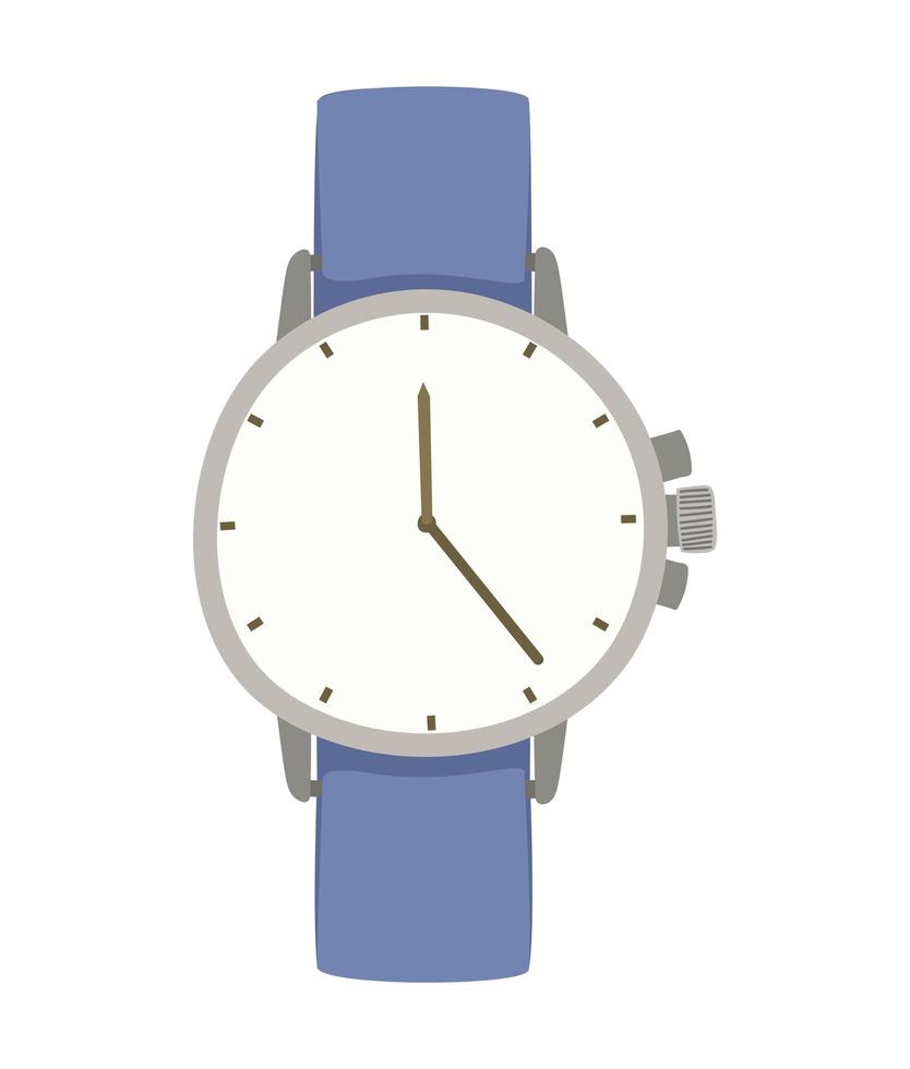 icono aislado de reloj de pulsera vector