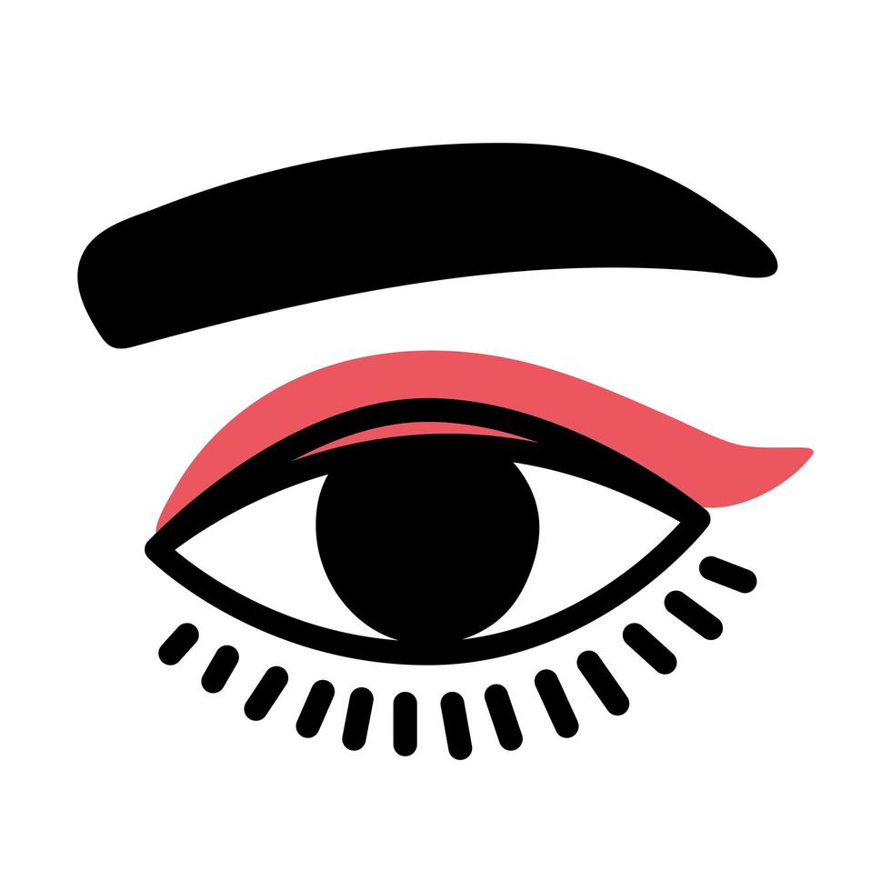 beautiful eye illustration vector